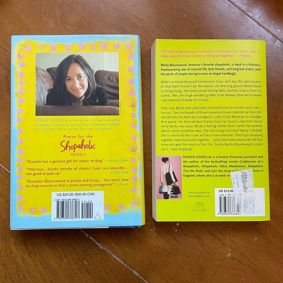 Sophie Kinsella Books 2 Shopaholic & Baby Shopaholic & Sister Humor Fiction - Picture 2 of 4